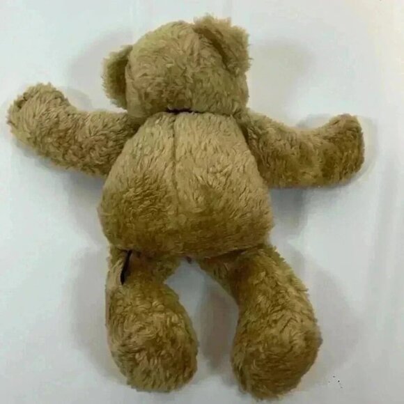 VINTAGE BOYDS BEARS IN THE ATTIC BEIGE BEAR NAVY RIBBON - Picture 4 of 4